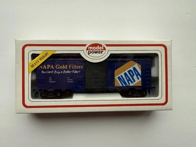 Model Power HO Scale NAPA Gold Filters Box Car #8008 w/ Box – Excellent - Image 1 of 3