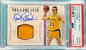 2015 Panini National Treasures Kurt Rambis NBA Game Gear Autografi Auto Patch # - Foto 1 di 7