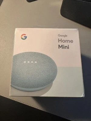 Google Home Mini GA00275-US Smart Speaker with Google Assistant - Aqua - Image 1 of 4