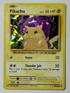 Pikachu 35/108 (MP) Cracked Ice Holo XY Series: Evolutions Exclusive Deck 2016 - Foto 1 di 13