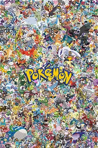 650 Pokemon GAME POSTER PRINT 61 x 91 cm (24x36 inch) - Picture 1 of 2