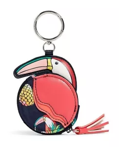 Dije Bolso Tucán Vera Bradley - Nuevo con Etiquetas - Llavero Cremallera Monedero Piña Playa - Imagen 1 de 4