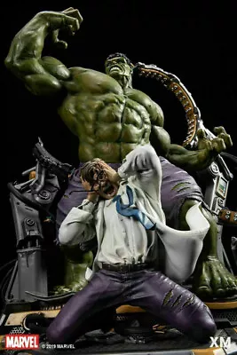 XM STUDIOS HULK TRANSFORMATION 1/4 SCALE STATUE XM EXCLUSIVE MINT NEW - Image 1 of 4