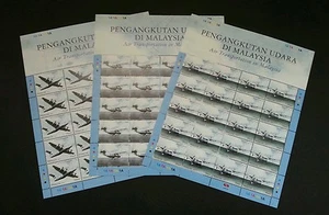 Malaysia Air Transportation 2007 Aviation Airplane Vehicle (sheetlet) MNH *rare - Picture 1 of 6