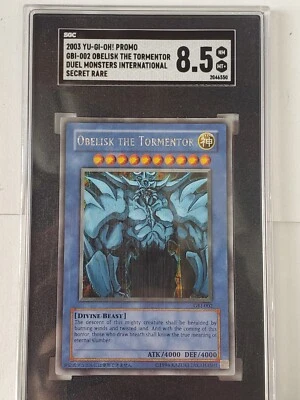 Obelisk the Tormentor GBI Promo Yu-Gi-Oh 2003 SGC 8.5 - Image 1 of 4
