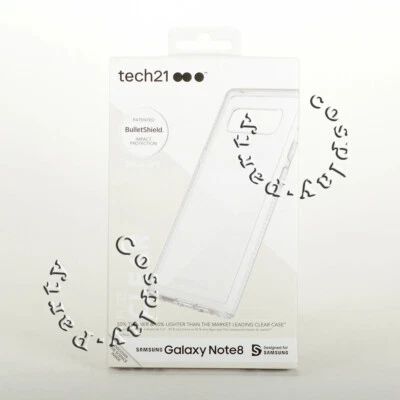 Funda Tech21 Pure FlexShock Snap para Samsung Galaxy Note 8 Note8 - Transparente Foto 1 de 4