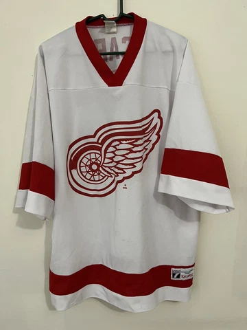 Vintage Logo 7 McCarty Detroit Red Wings NHL Hockey Jersey Size XXL Cover