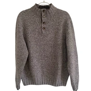 Vtg Jos A Bank Reserve Marled Brown Wool Pullover Sweater Men’s XXL (L XL) - Picture 1 of 6