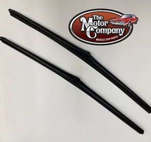 1972 CHEVELLE EL CAMINO TRICO REPO WINDSHIELD 16" WIPER BLADES PAIR (BLACK) - Picture 1 of 3