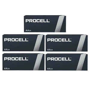 120 AA Duracell Procell Constant Alkaline Batteries 1.5V (PC1500, LR6) - Picture 1 of 4