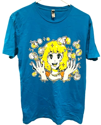 Camiseta Anime - Masculina Tamanho Médio / M - Azul - Imagem 1 de 4
