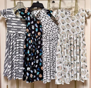 Dot Dot Smile Empire Dress - Size 5/6 - Price per dress - Picture 1 of 3