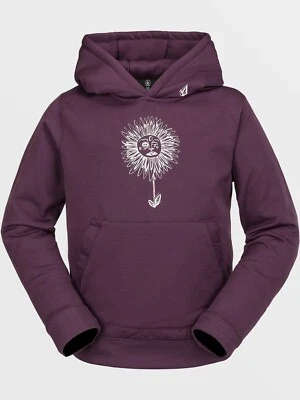 Pullover Volcom Kids Montar Polar Gráfico Sudadera con Capucha Acanalada XS Blackberry I4152402 Foto 1 de 4