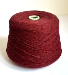Hilos de tejer de lana merino italiana suave, 2 lb / 910 gramos cono - Imagen 1 de 3