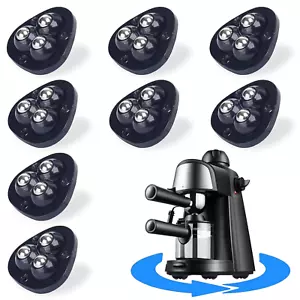 8Pcs Mini Caster Wheels for Small Kitchen Appliances Rollers, 360°Rotation Self - Picture 1 of 12