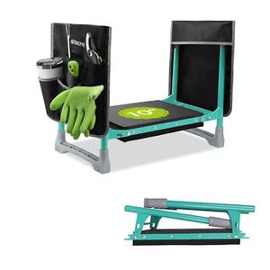 Garden Kneeler and Seat, 10" Wider Heavy Duty Foldable Gardener Stool with 2 Too - Picture 1 of 9