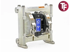 Graco D3B911 Husky 307 3/8" Air Diaphragm Pump AODD (Poly / PTFE) - AT10/VA10 - Picture 1 of 12