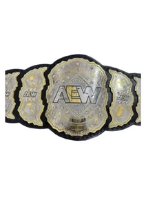 AEW World Heavyweight Championship Replica Belt - 2MM Brass with Real Leather - Bild 1 von 7