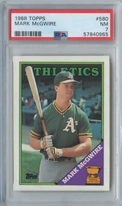 1988 Topps Mark McGwire #580 All-Star Rookie PSA 7 - Picture 1 of 2