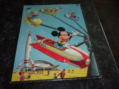 Tomorrow Land 1957 рамочный лоток головоломка - Whitman Walt Disney  - Изображение 1 из 4
