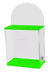 VERSCHLOSSENE SPENDEBOX MIT RÜCKWAND & ANZEIGEBEREICH - 03 - Bild 1 von 23