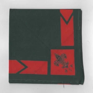 BSA Dark Green Red Neckerchief [NC-3184] - Foto 1 di 1