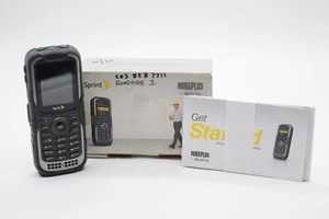 Kyocera E4233 DuraPlus in Black Cellular Phone w Box Manual *UNTESTED - Picture 1 of 7