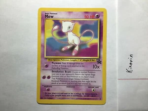 Mew - WoTC Black Star Promo 8 - Vintage 1999 Pokemon Karte Englisch - Bild 1 von 5