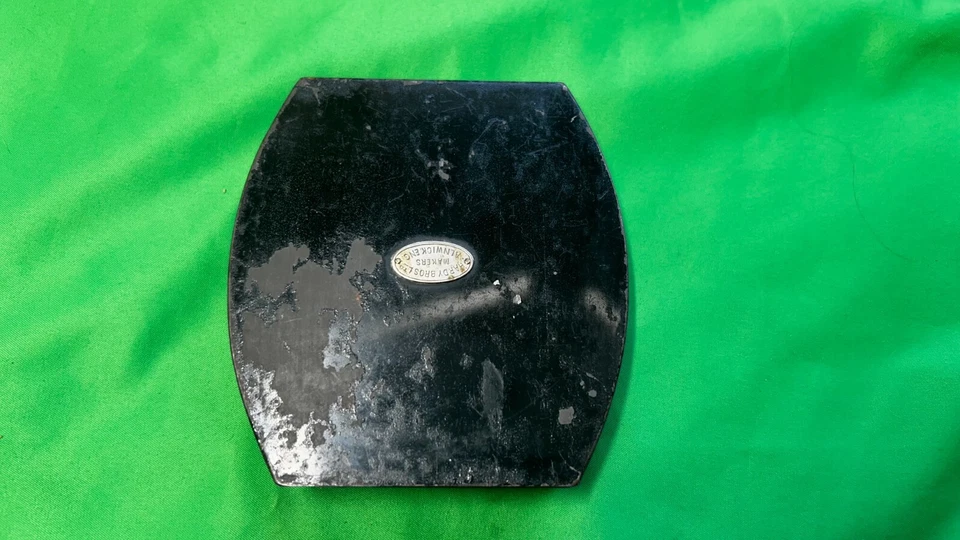 Vintage Hardy Bro`s Japanned Black Leader Fly Cast Box. Alnwick England. - Image 1 of 4