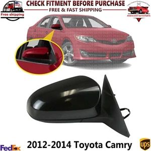 Front Power Mirror Manual Folding Primed Right Side For 2012-2014 Toyota Camry - Picture 1 of 7