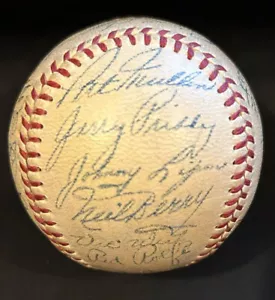 1950 Detroit Tigers Team Signed Official AL HARRIDGE BALL Kell Lyons Ferrell etc - Picture 1 of 6