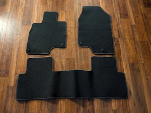 NEW OEM 2019-2024 Acura RDX Black Carpet Floor Mats Front Rear Set Complete - Picture 1 of 7