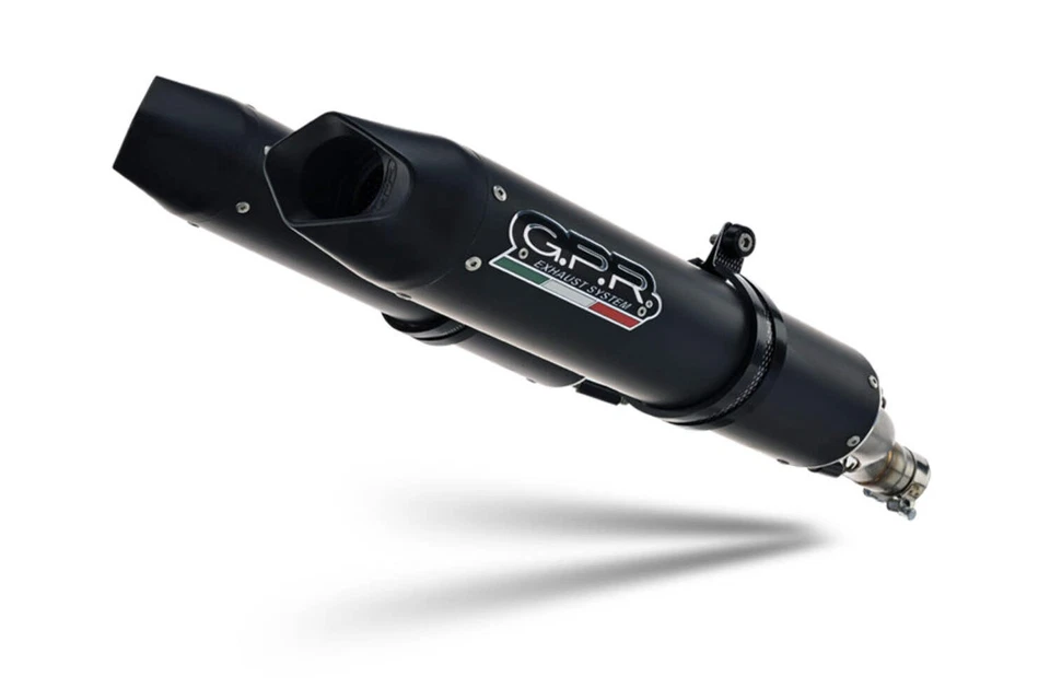 Escape Aprilia Dorsoduro 750 2008-2016 GPR doble deslizamiento furor Nero Foto 1 de 4