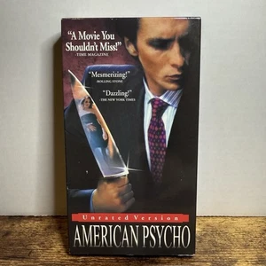 American Psycho Unrated Version VHS (2000) - Picture 1 of 8