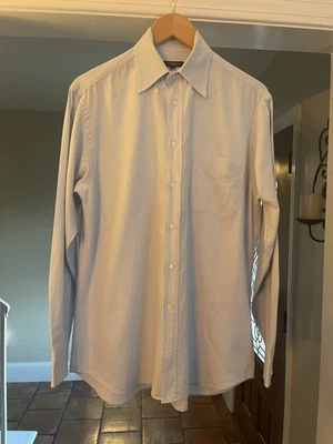 Burberry London Shirt Men's EU 39 Blue Made In France 100% Cotton - Image 1 of 4