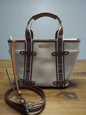 New Michael Kors Maeve Small Open Tote Bag - Brown/Tan - Image 1 of 4