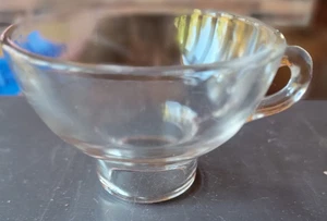 Vintage | Clear Glass Canning Funnel | Finger Loop Handle | 4" Mouth (GB-15 ) - Picture 1 of 4