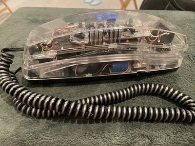 Vtg Clear Princess Lenoxx Sound HAC PH-1400 Transparent UNTESTED Read Details - Image 1 of 3