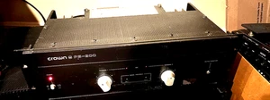 Crown D-200 Series III Vintage Stereo Power Amplifier Tested Working - Picture 1 of 8