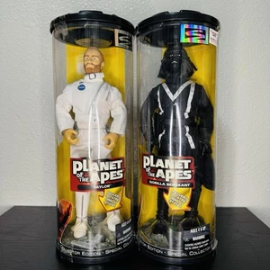 Planet der Affen 12" 1999 Hasbro Signature Puppe 2er Set Sammlung in Tube - Bild 1 von 23