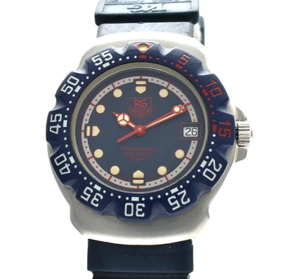 [EXCELENTE+5] TAG Heuer Formula1 370.513 esfera azul para hombre unisex 35 mm Qz reloj JP Foto 1 de 4