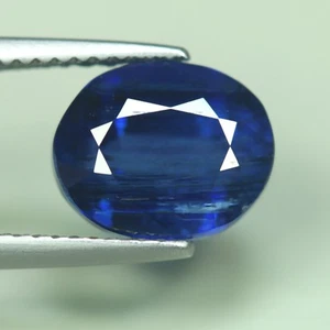 5.34 Cts_Ravishing !! Best Color_100 % Natural Unheated Blue Kyanite_Nepal Mine - Picture 1 of 3