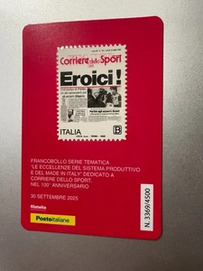2025 Tessera Filatelica Corriere dello Sport - Picture 1 of 2