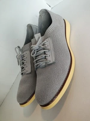 W- 8.5 B Cole Haan Original ZeroGrand Stitchlite Calcetín Tejido Oxford Gris/Plateado Foto 1 de 4