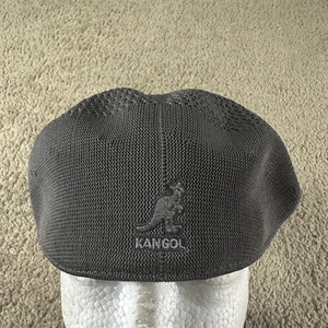 Kangol Hat Cap Fitted Mens Small Black Tropic Ventair Lightweight Beret Style - Picture 1 of 9
