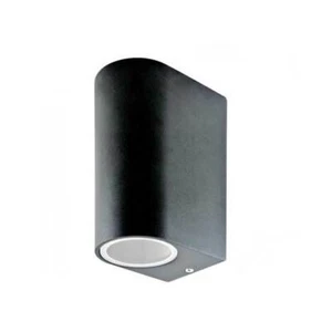 Portalampada Wall Light Alluminio satinato Nero 2xGU10 IP44 Mod. VT-7652 - SKU 7 - Foto 1 di 1