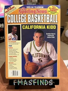 O1 1993-1994 JASON KIDD CALIFORNIA College Basketball Magazin Jahrbuch  - Bild 1 von 1