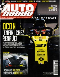 AUTO HEBDO n°2246 11/12/2019 TEST PIRELLI ABOU DHABI M-SPORT AUDI RS6 AVANT. - Bild 1 von 1