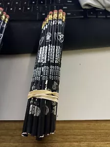 20 Pcs Vintage 90s Los Angeles Raiders NFL Football Foil Pencil (20) Pencils - Picture 1 of 4