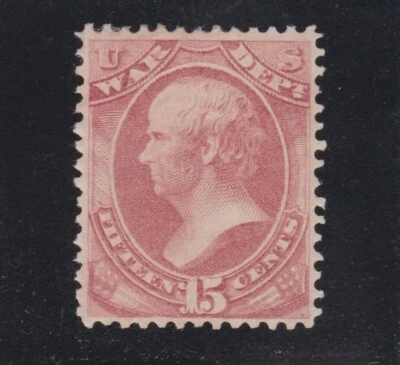 US O90 15c War Department Official Mint VF OG LH SCV $85 - Image 1 of 2